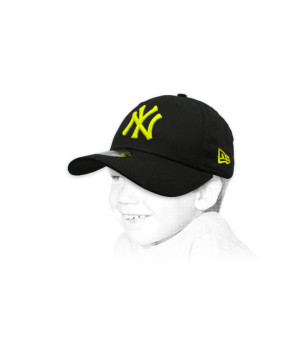 casquette NY enfant noir jaune Casquette Kids League Ess NY 9Forty black cyber green